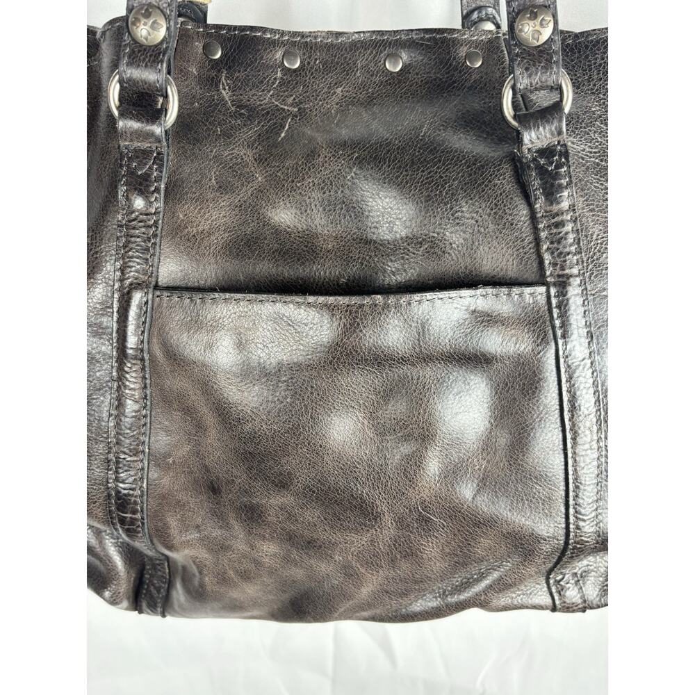 Patricia Nash Benvenuto Tote Distressed Brown Leather Large Shoulder Bag - Picture 8 of 9